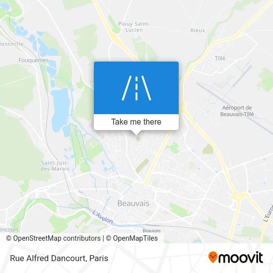 Rue Alfred Dancourt map