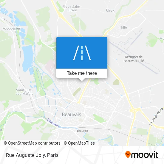 Rue Auguste Joly map