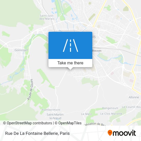 Rue De La Fontaine Bellerie map
