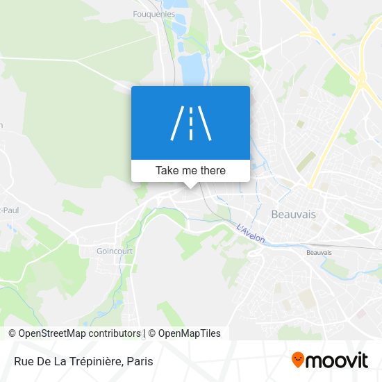 Rue De La Trépinière map