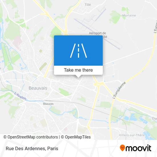 Rue Des Ardennes map