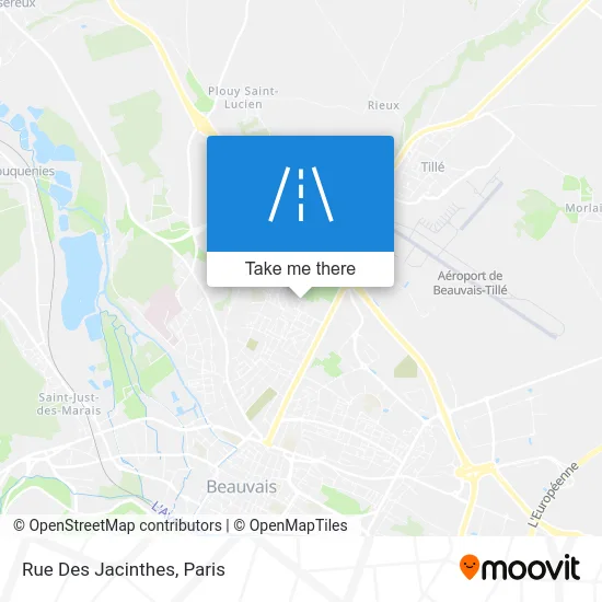 Rue Des Jacinthes map