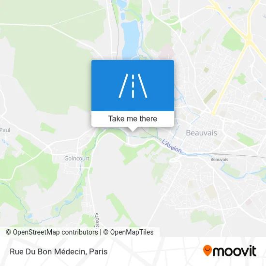 Rue Du Bon Médecin map