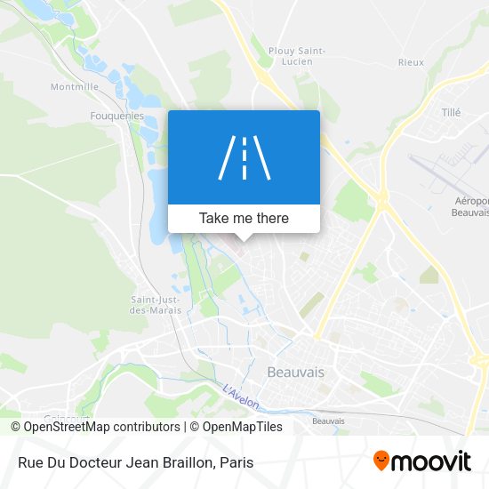 Rue Du Docteur Jean Braillon map