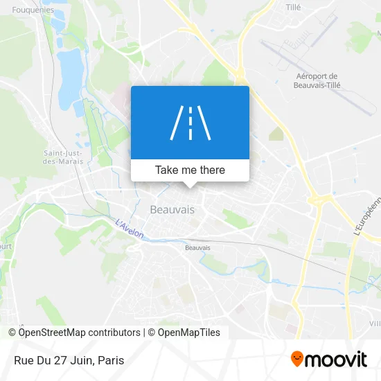 Rue Du 27 Juin map