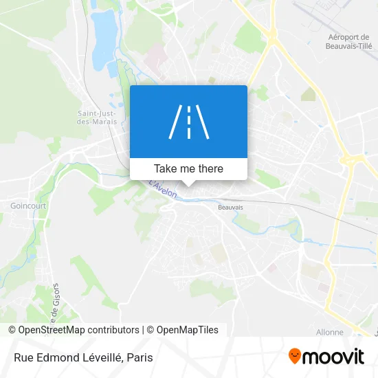 Rue Edmond Léveillé map