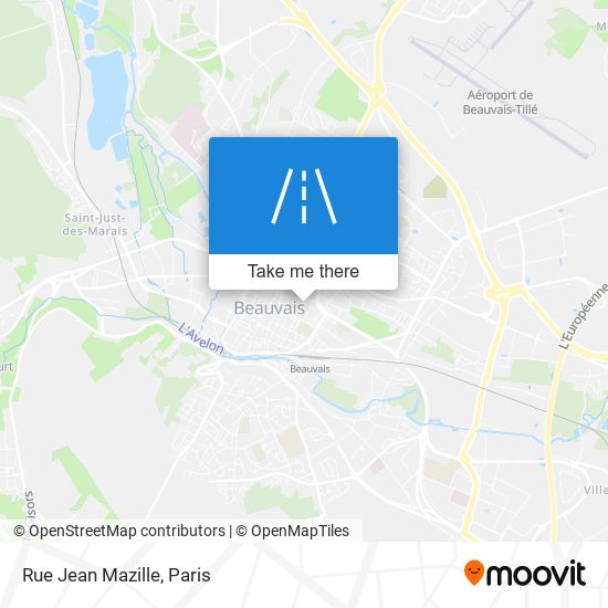 Rue Jean Mazille map