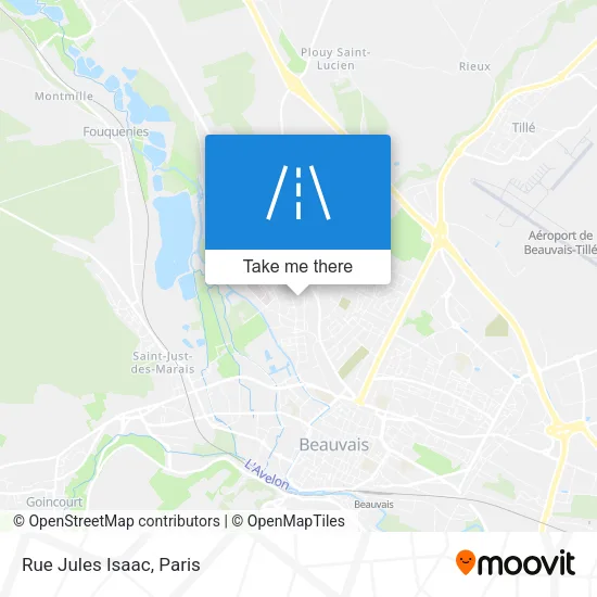 Rue Jules Isaac map