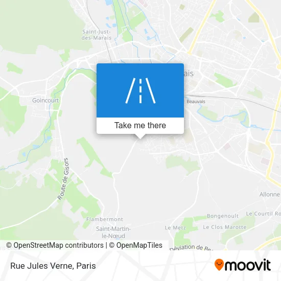 Rue Jules Verne map