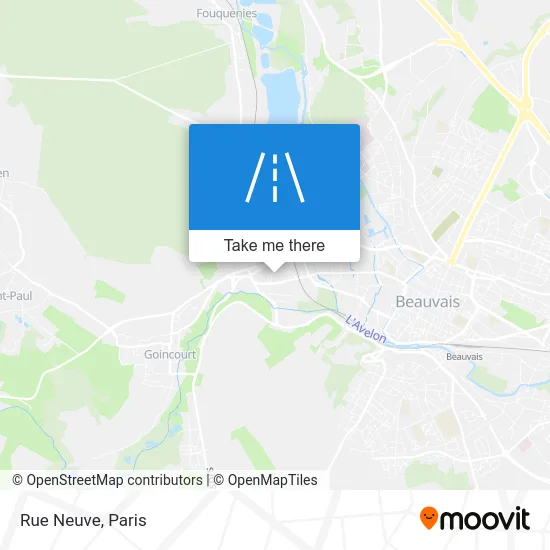 Rue Neuve map