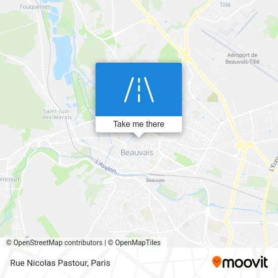Rue Nicolas Pastour map
