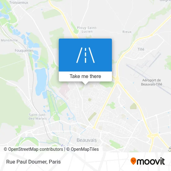Rue Paul Doumer map