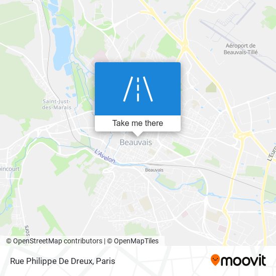 Rue Philippe De Dreux map