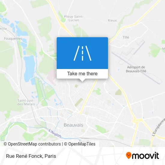Rue René Fonck map