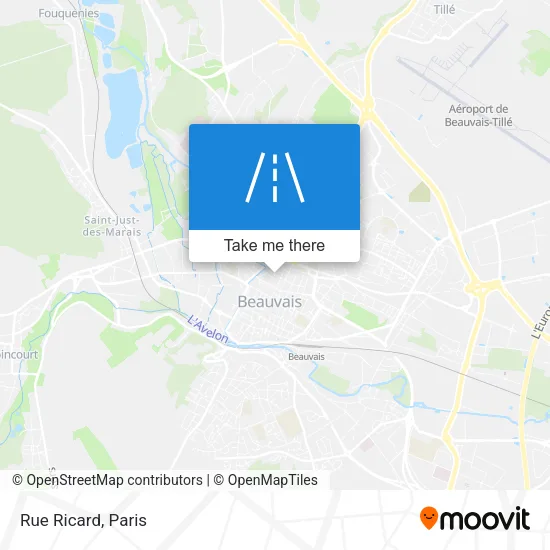 Rue Ricard map