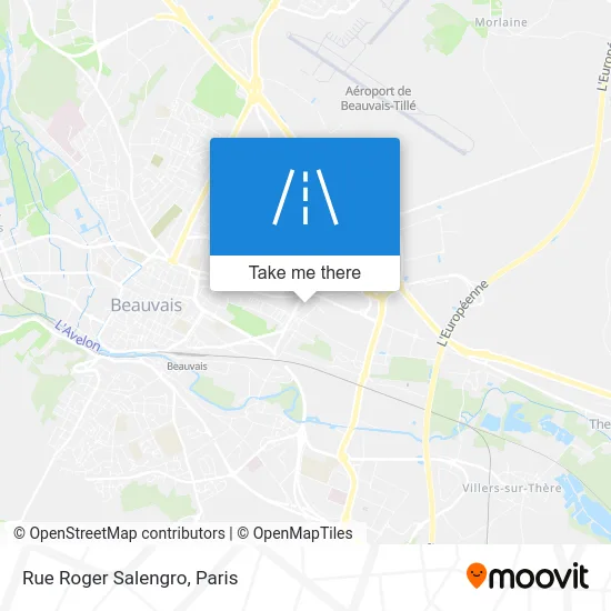 Rue Roger Salengro map