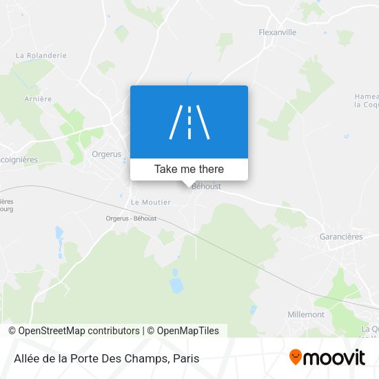 Allée de la Porte Des Champs map
