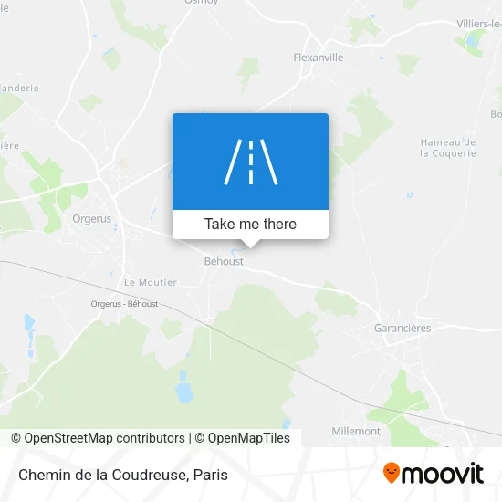 Chemin de la Coudreuse map