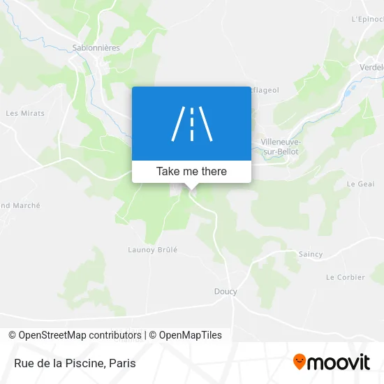 Rue de la Piscine map