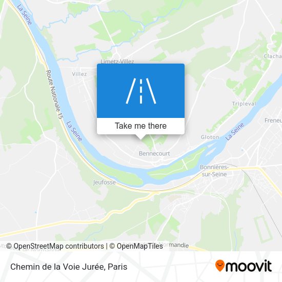Chemin de la Voie Jurée map
