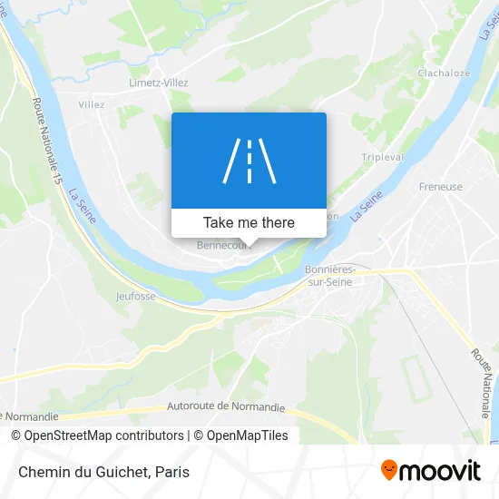 Chemin du Guichet map