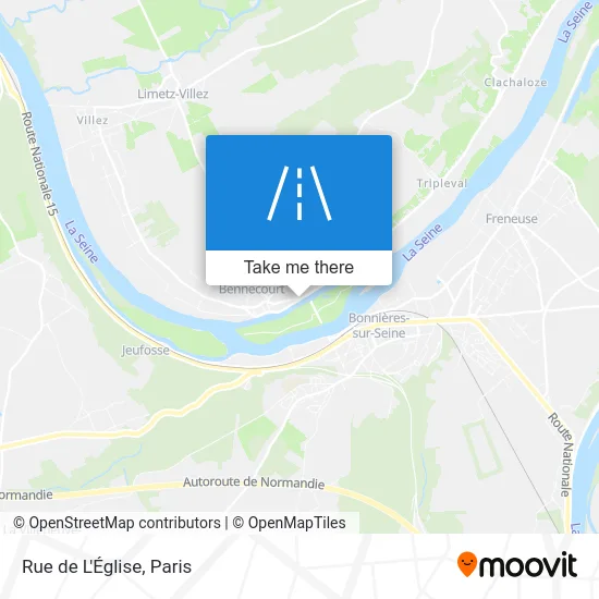 Rue de L'Église map