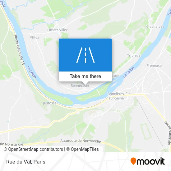 Mapa Rue du Val