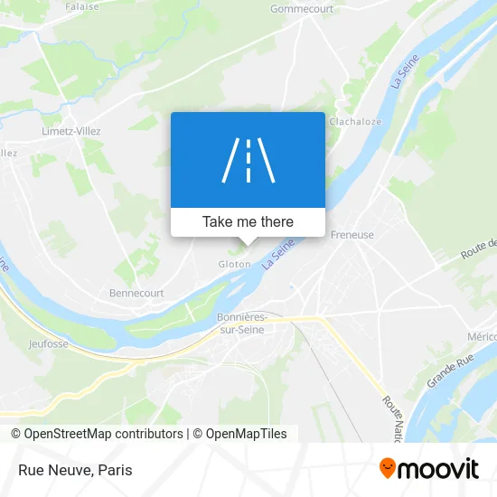 Mapa Rue Neuve