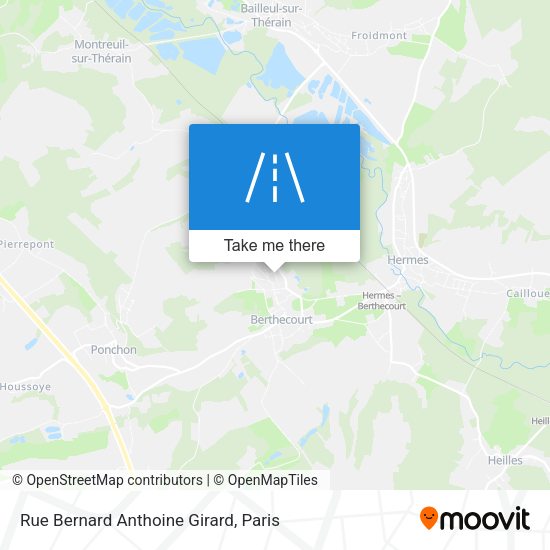 Rue Bernard Anthoine Girard map