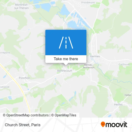 Rue De L'Église map