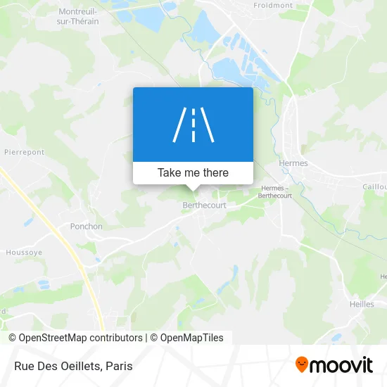 Rue Des Oeillets map