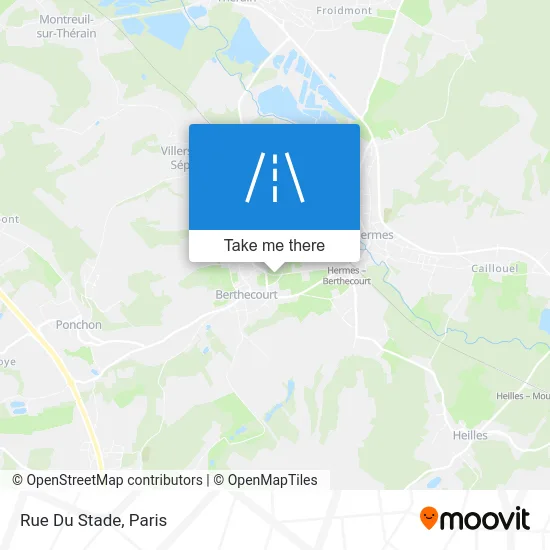 Mapa Rue Du Stade