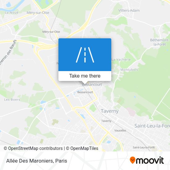 Allée Des Maroniers map
