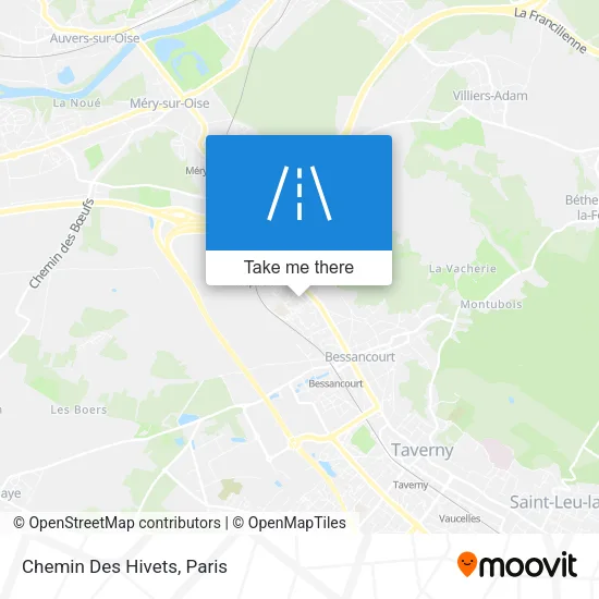 Chemin Des Hivets map