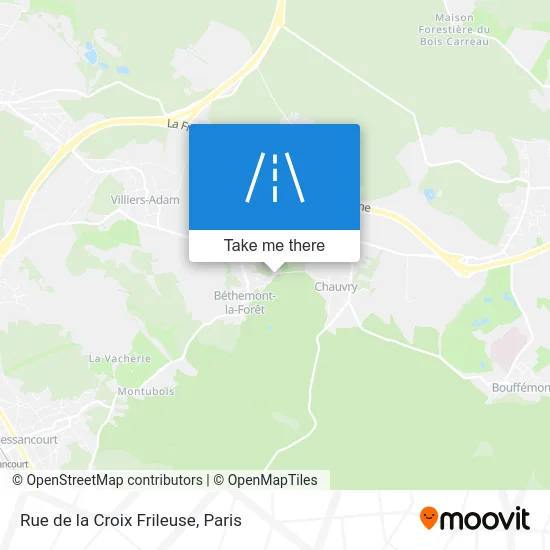 Rue de la Croix Frileuse map