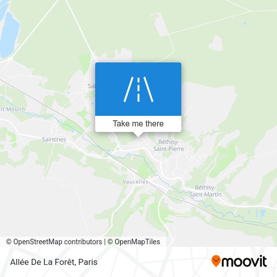 Allée De La Forêt map