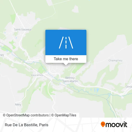 Rue De La Bastille map