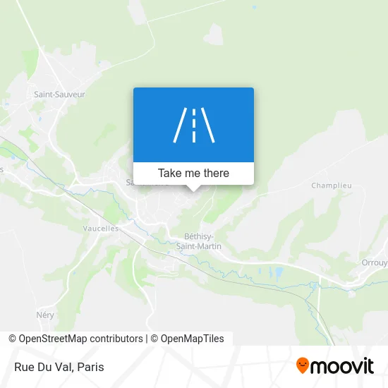 Rue Du Val map