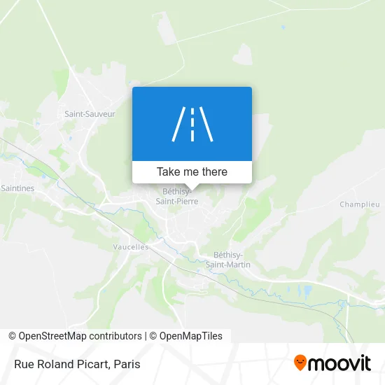 Rue Roland Picart map