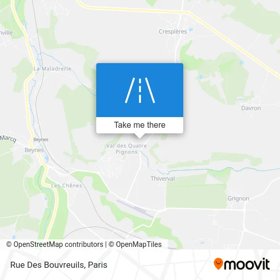 Rue Des Bouvreuils map