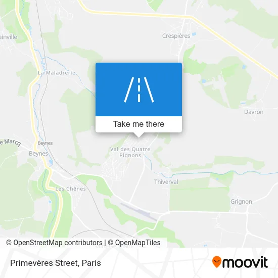 Rue Des Primevères map