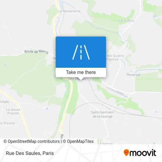 Rue Des Saules map