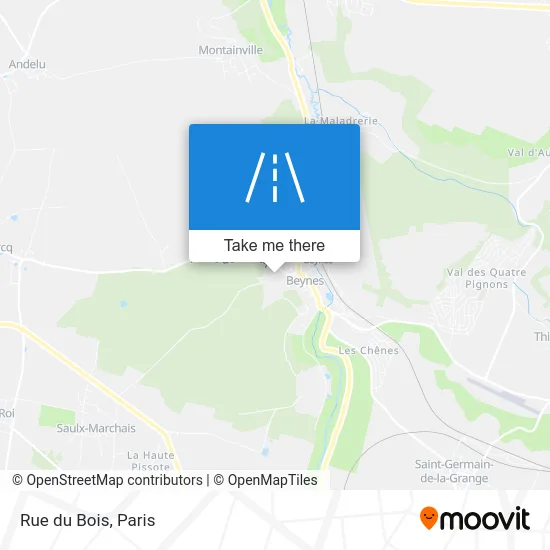Rue du Bois map