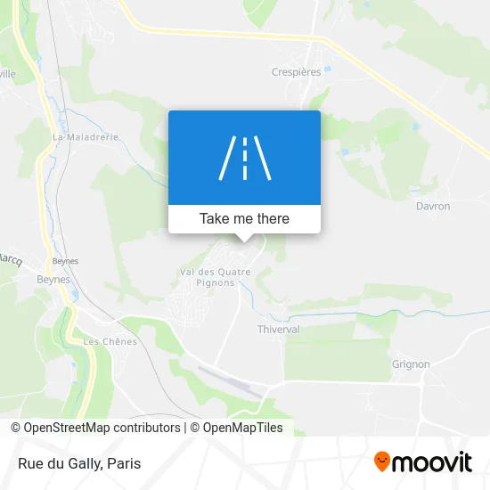 Rue du Gally map