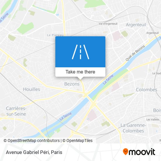 Avenue Gabriel Péri map