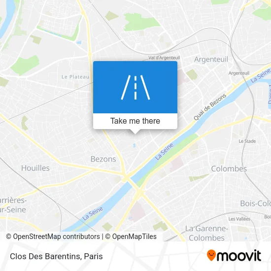 Clos Des Barentins map