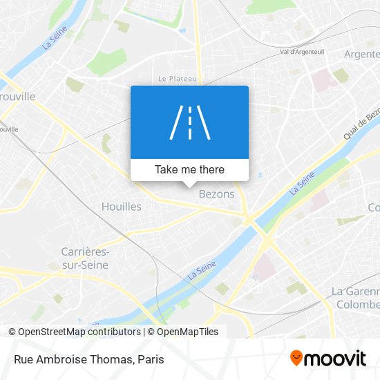 Mapa Rue Ambroise Thomas