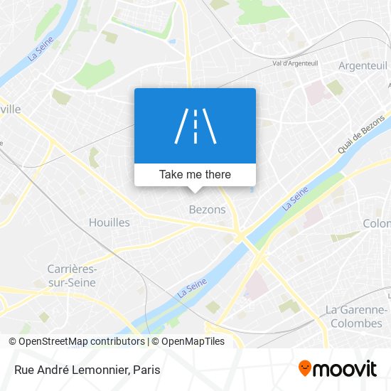 Rue André Lemonnier map