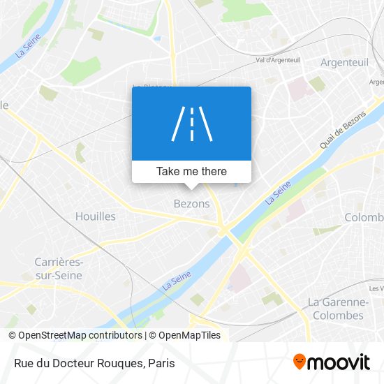 Mapa Rue du Docteur Rouques