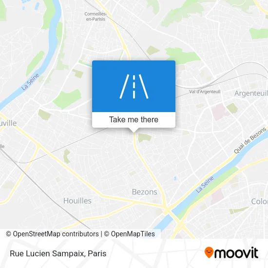 Rue Lucien Sampaix map